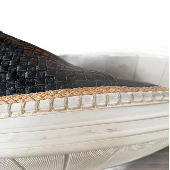 J Slides Woven Leather Slip-On Loafers - Picture 11 of 11